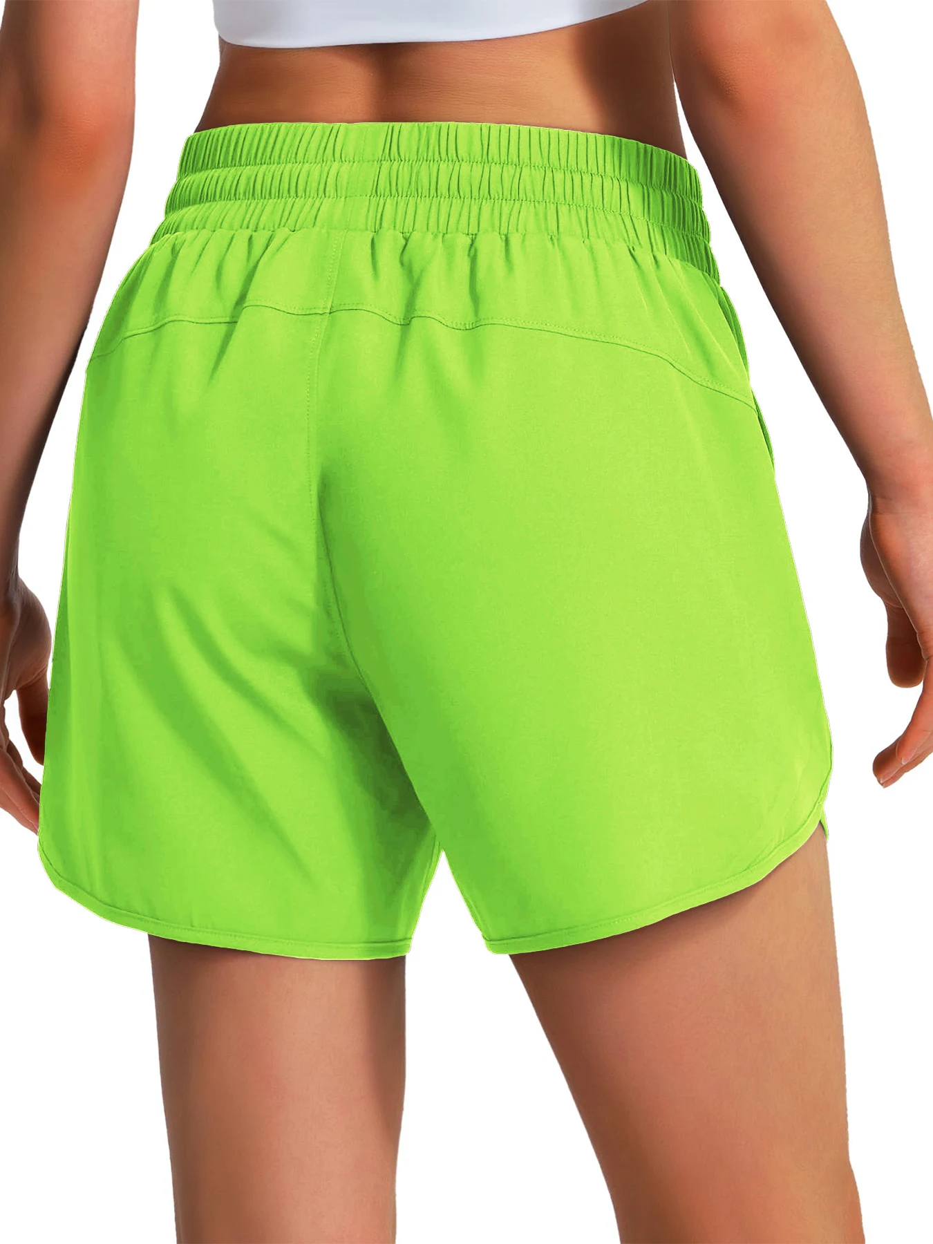 New Women's Casual Sportswear Sports Running Shorts Quick-Drying Lightweight Fitness Shorts with Zipper Sports Shorts