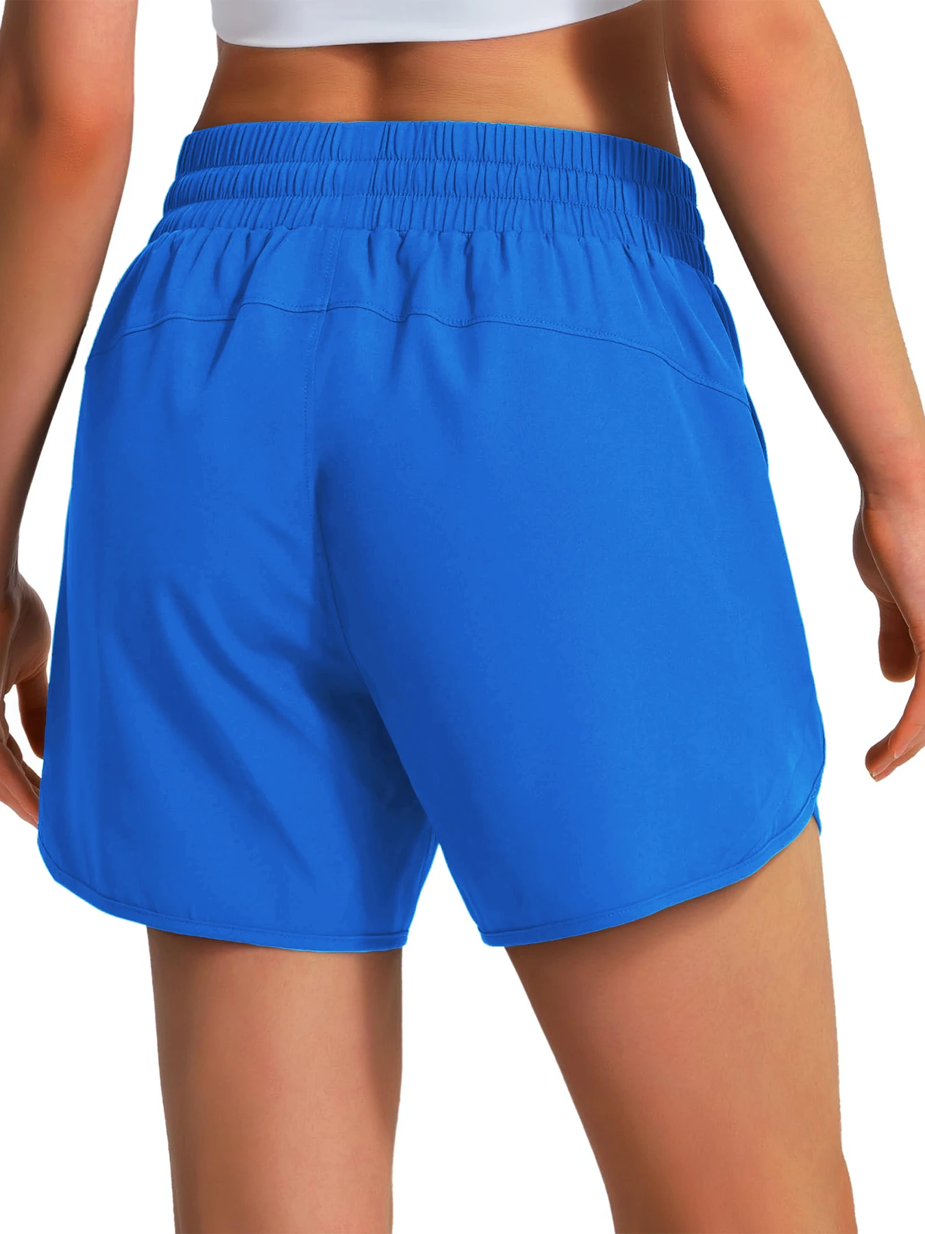 New Women's Casual Sportswear Sports Running Shorts Quick-Drying Lightweight Fitness Shorts with Zipper Sports Shorts