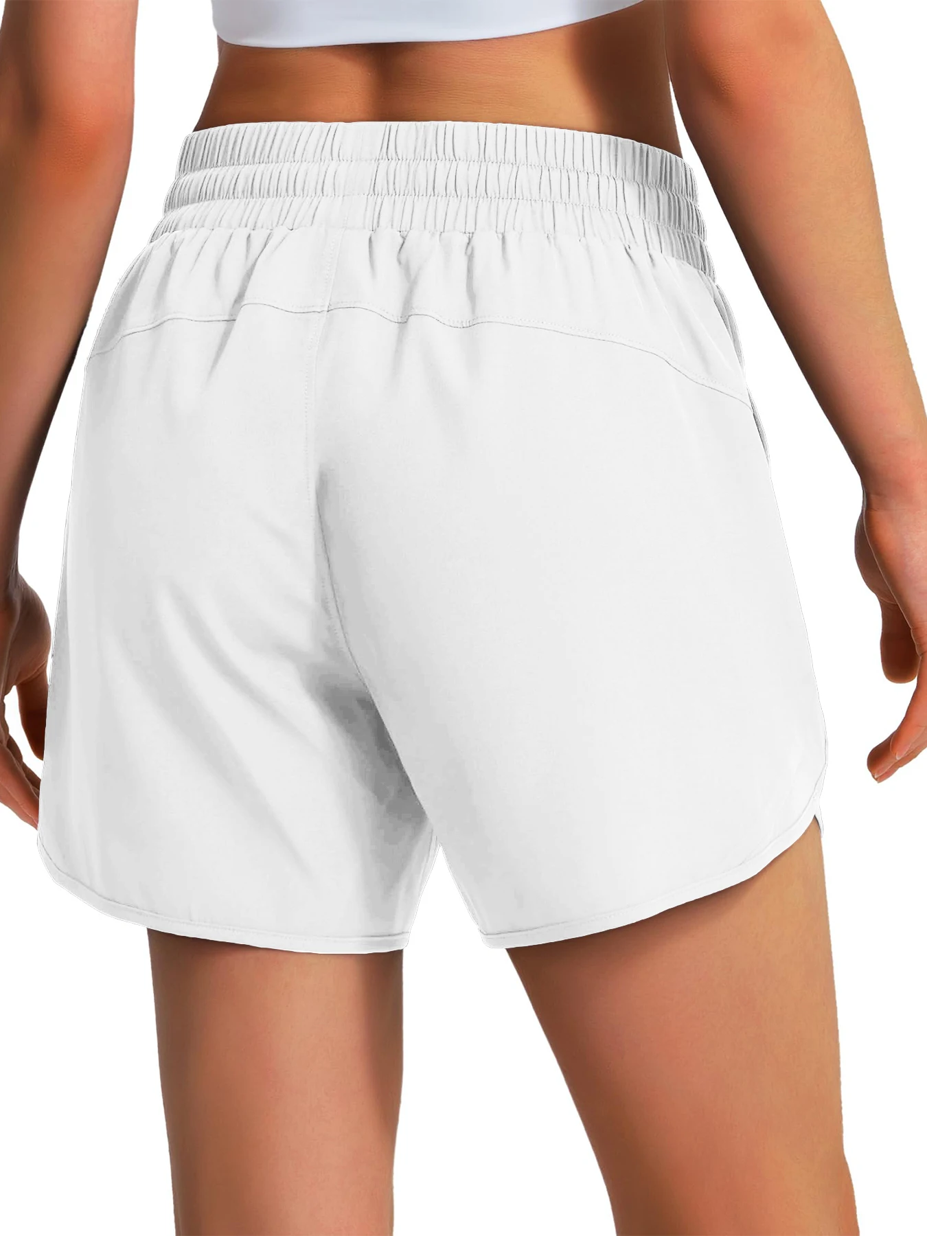 New Women's Casual Sportswear Sports Running Shorts Quick-Drying Lightweight Fitness Shorts with Zipper Sports Shorts