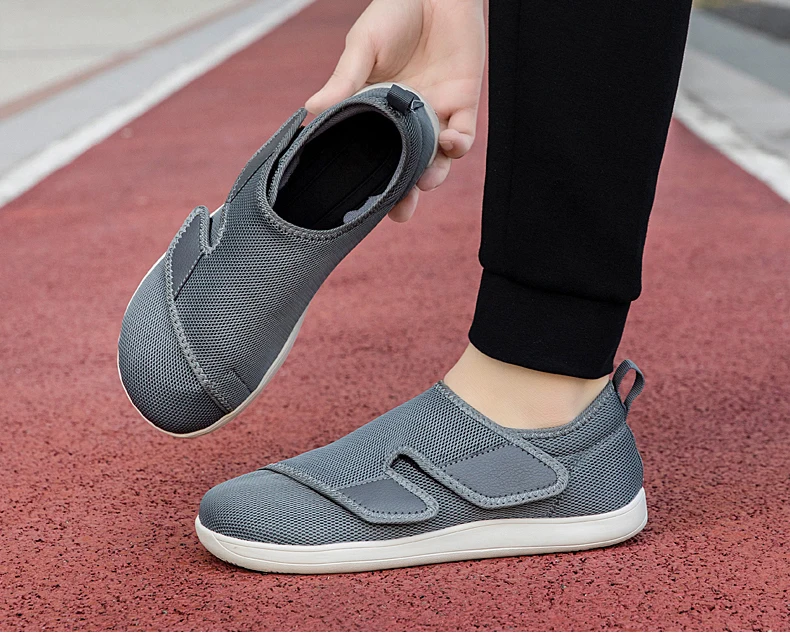Men Shoes Casual Orthopedics Wide Feet Swollen Shoes Thumb Eversion Adjusting Soft Diabetic Shoe Walking Shoes For Women Unisex