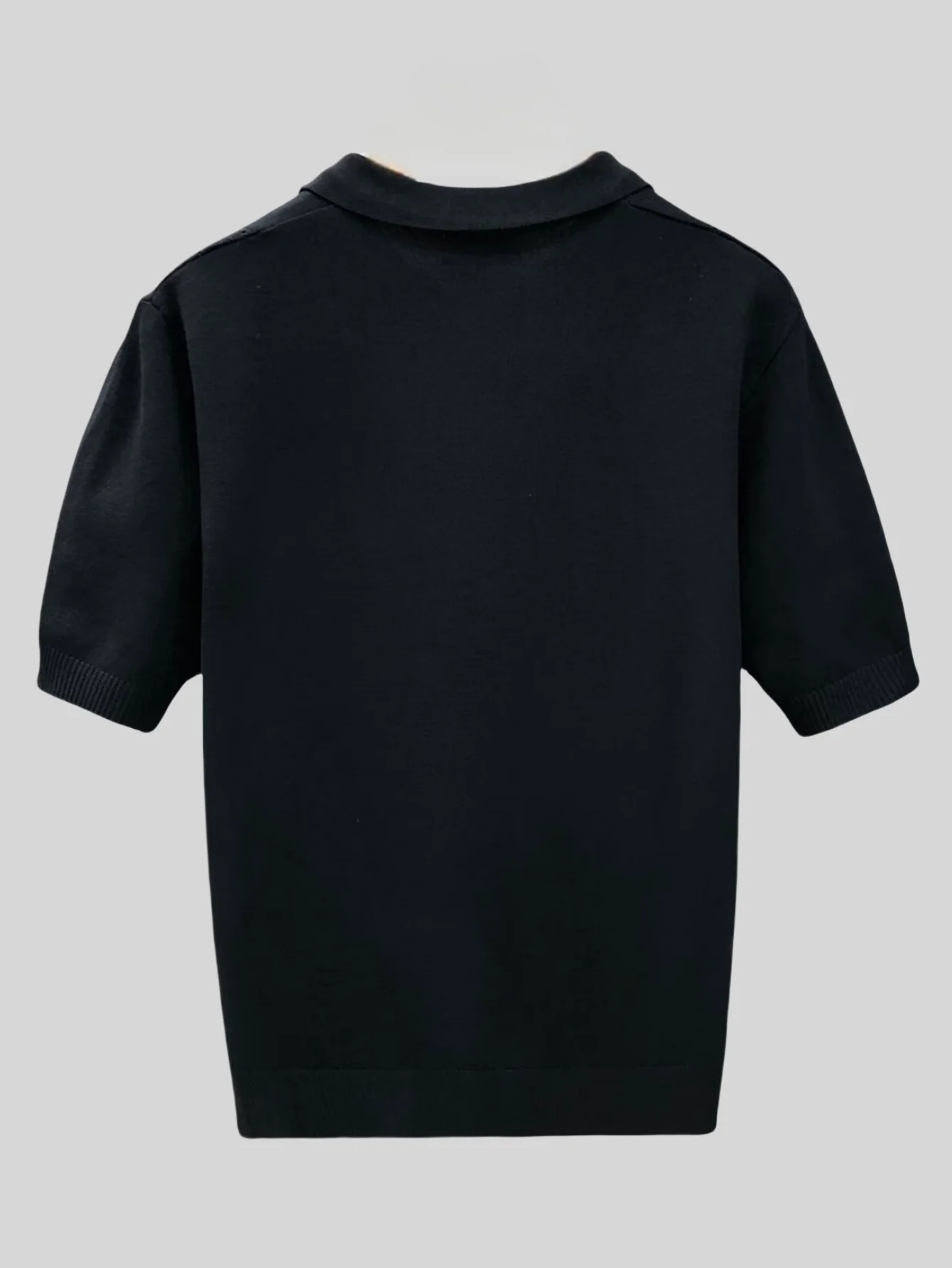 LVLAEA Wholesale Men Summer T-shirt Thin Knitted Ice Silk Short Sleeve 2025 New Youth Luxury Style Lapel Short-sleeved POLO Shir
