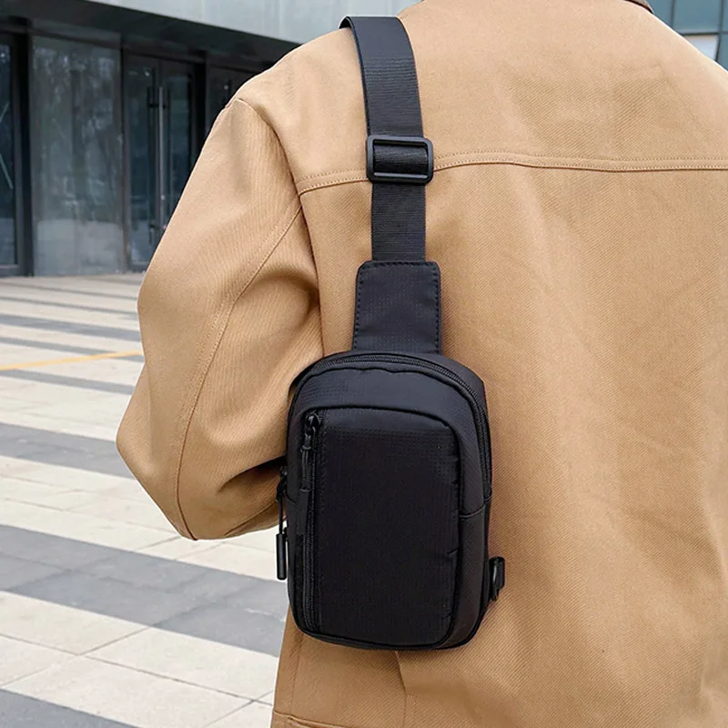 New Chest Bag for Men and Women's Leisure, Fitness, Sports, Crossbody Bag, Chest Bag, Casual Men's Bag, Large Capacity Bag Trend
