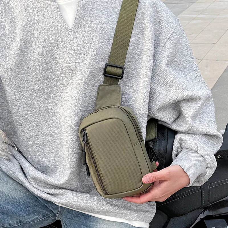 New Chest Bag for Men and Women's Leisure, Fitness, Sports, Crossbody Bag, Chest Bag, Casual Men's Bag, Large Capacity Bag Trend