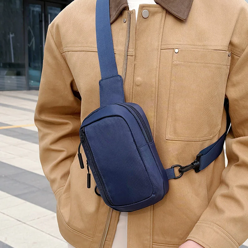 New Chest Bag for Men and Women's Leisure, Fitness, Sports, Crossbody Bag, Chest Bag, Casual Men's Bag, Large Capacity Bag Trend