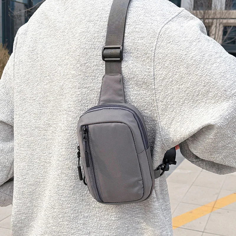 New Chest Bag for Men and Women's Leisure, Fitness, Sports, Crossbody Bag, Chest Bag, Casual Men's Bag, Large Capacity Bag Trend