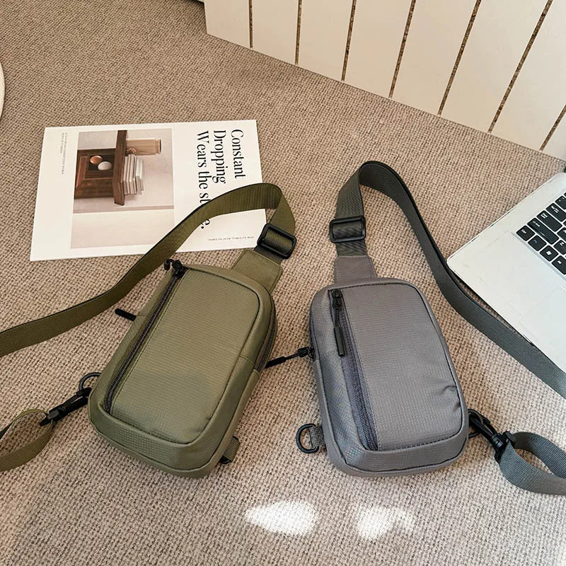 New Chest Bag for Men and Women's Leisure, Fitness, Sports, Crossbody Bag, Chest Bag, Casual Men's Bag, Large Capacity Bag Trend