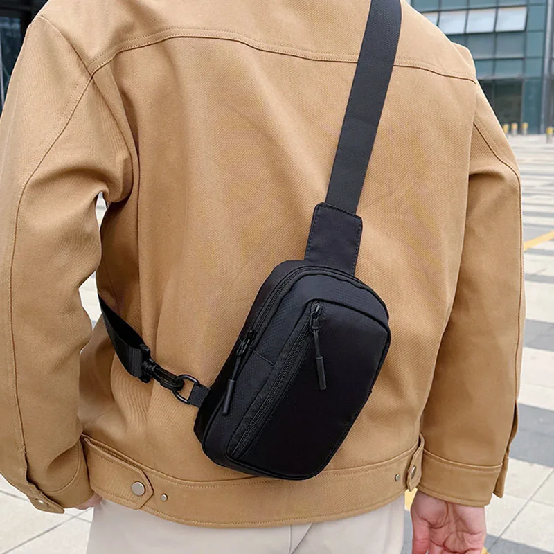 New Chest Bag for Men and Women's Leisure, Fitness, Sports, Crossbody Bag, Chest Bag, Casual Men's Bag, Large Capacity Bag Trend