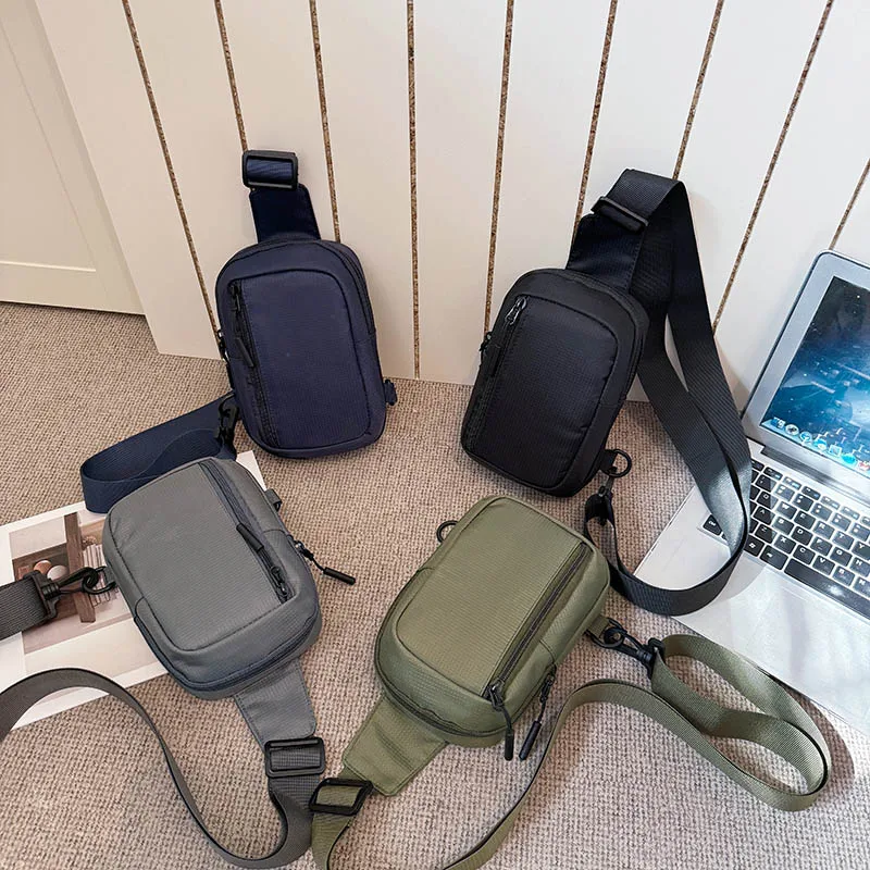 New Chest Bag for Men and Women's Leisure, Fitness, Sports, Crossbody Bag, Chest Bag, Casual Men's Bag, Large Capacity Bag Trend