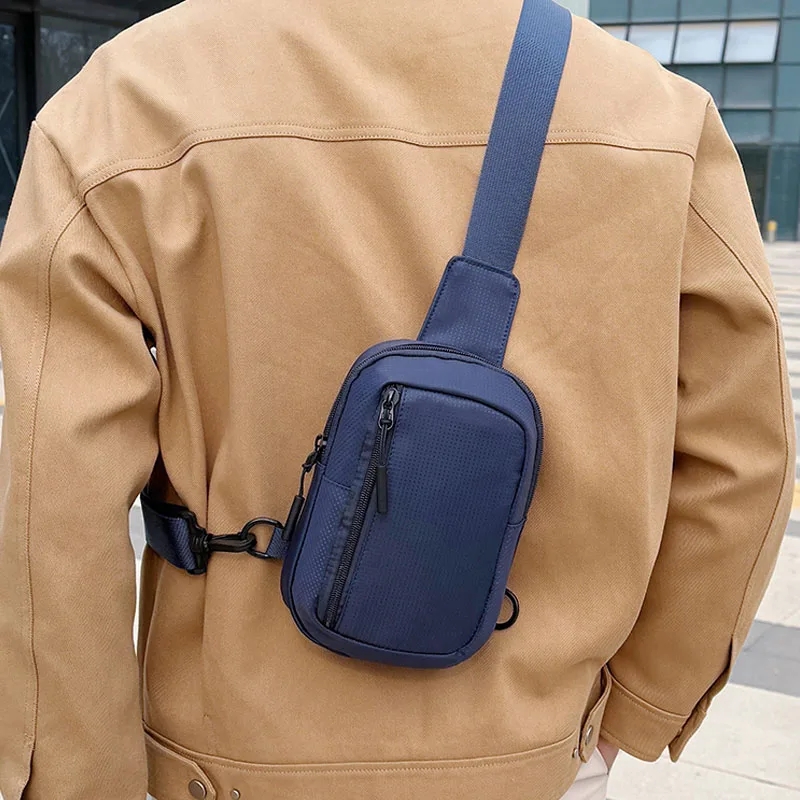 New Chest Bag for Men and Women's Leisure, Fitness, Sports, Crossbody Bag, Chest Bag, Casual Men's Bag, Large Capacity Bag Trend