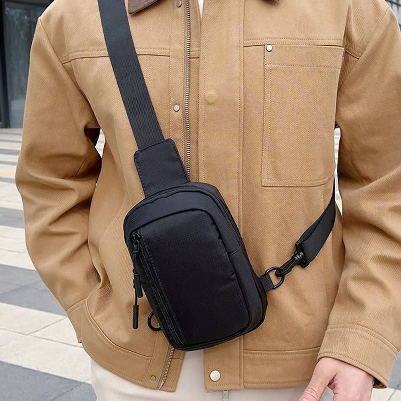 New Chest Bag for Men and Women's Leisure, Fitness, Sports, Crossbody Bag, Chest Bag, Casual Men's Bag, Large Capacity Bag Trend