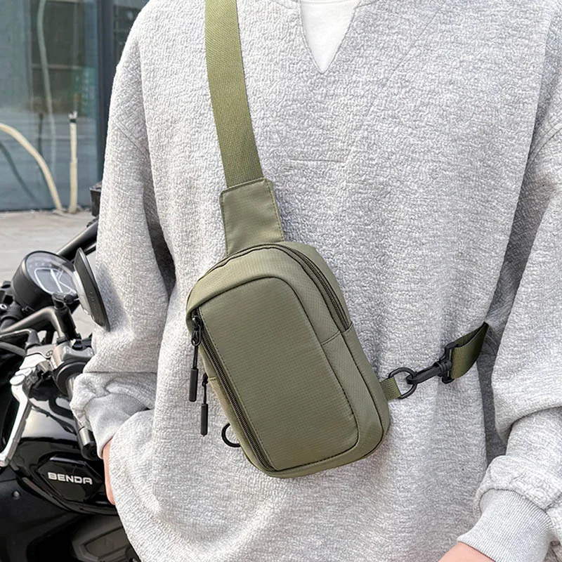 New Chest Bag for Men and Women's Leisure, Fitness, Sports, Crossbody Bag, Chest Bag, Casual Men's Bag, Large Capacity Bag Trend
