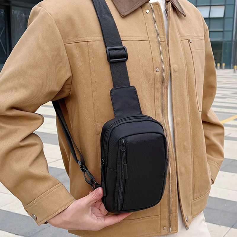 New Chest Bag for Men and Women's Leisure, Fitness, Sports, Crossbody Bag, Chest Bag, Casual Men's Bag, Large Capacity Bag Trend