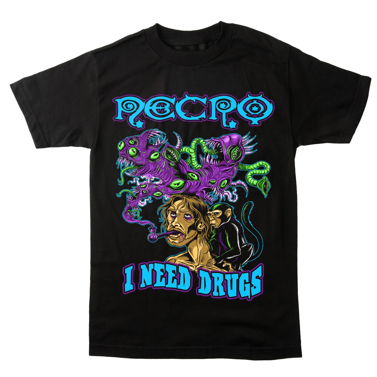 Necro Howie Crackpipe Is A Casual T-shirt Luxury Brand for Both Men and Women Top 2026 New Logo