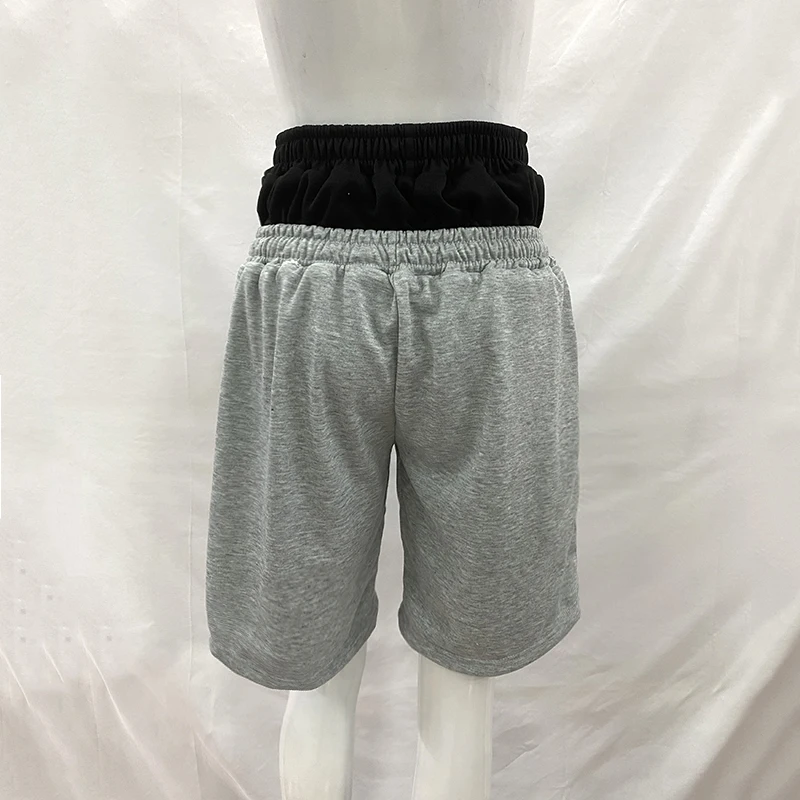 Summer Fashion Trend AK Printed Shorts Fake Two-Piece Double Waistband Casual Versatile Loose Five-Quarter Pants