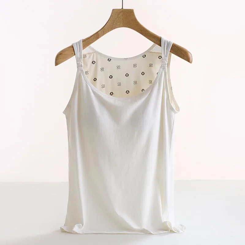 Maternity Modal Cotton Nursing Camisole Maternity Summer Nursing Tank Top Breastfeeding Loungewear Postpartum Recovery Wear