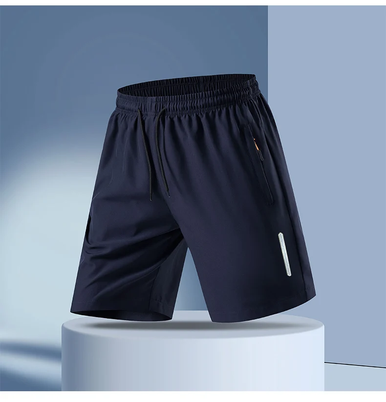 New Men's Plus Size Casual Sports Shorts Summer Quick Dry Breathable Drawstring 5-Inch Athletic Shorts for Running Gym Workout