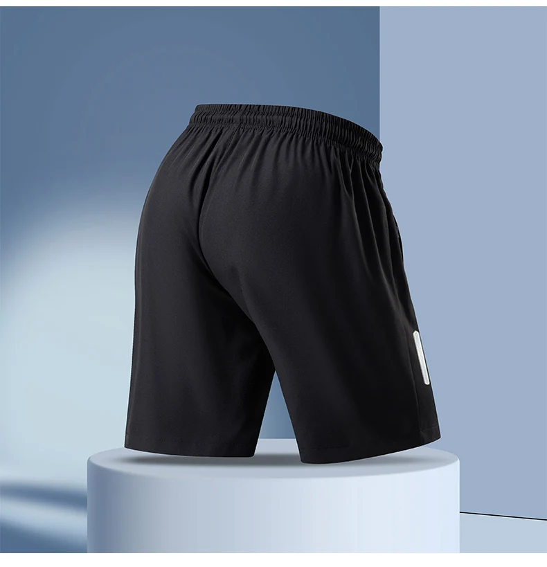 New Men's Plus Size Casual Sports Shorts Summer Quick Dry Breathable Drawstring 5-Inch Athletic Shorts for Running Gym Workout