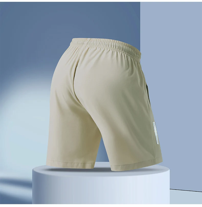 New Men's Plus Size Casual Sports Shorts Summer Quick Dry Breathable Drawstring 5-Inch Athletic Shorts for Running Gym Workout