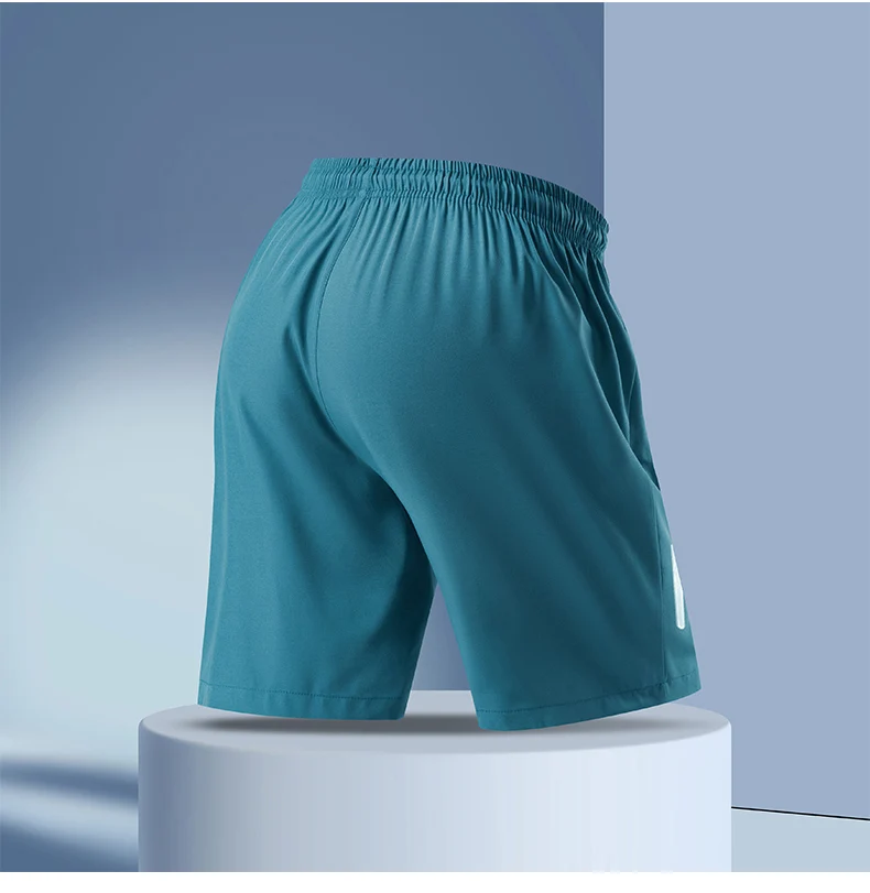 New Men's Plus Size Casual Sports Shorts Summer Quick Dry Breathable Drawstring 5-Inch Athletic Shorts for Running Gym Workout