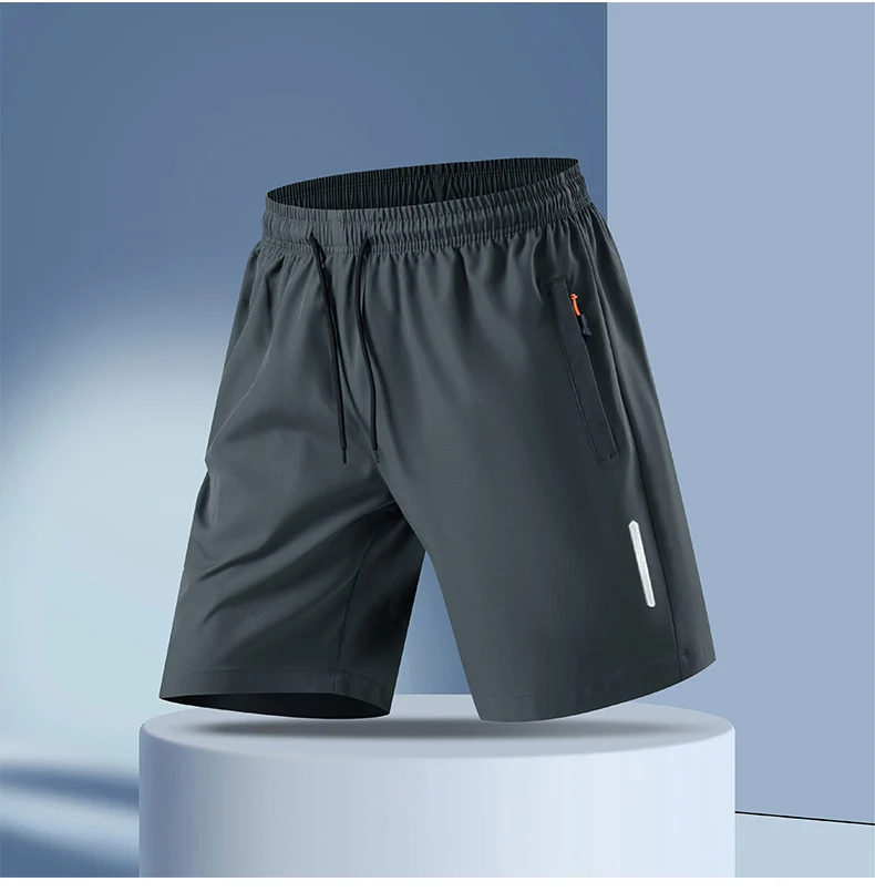 New Men's Plus Size Casual Sports Shorts Summer Quick Dry Breathable Drawstring 5-Inch Athletic Shorts for Running Gym Workout