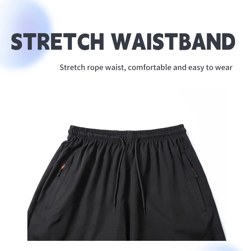 New Men's Plus Size Casual Sports Shorts Summer Quick Dry Breathable Drawstring 5-Inch Athletic Shorts for Running Gym Workout