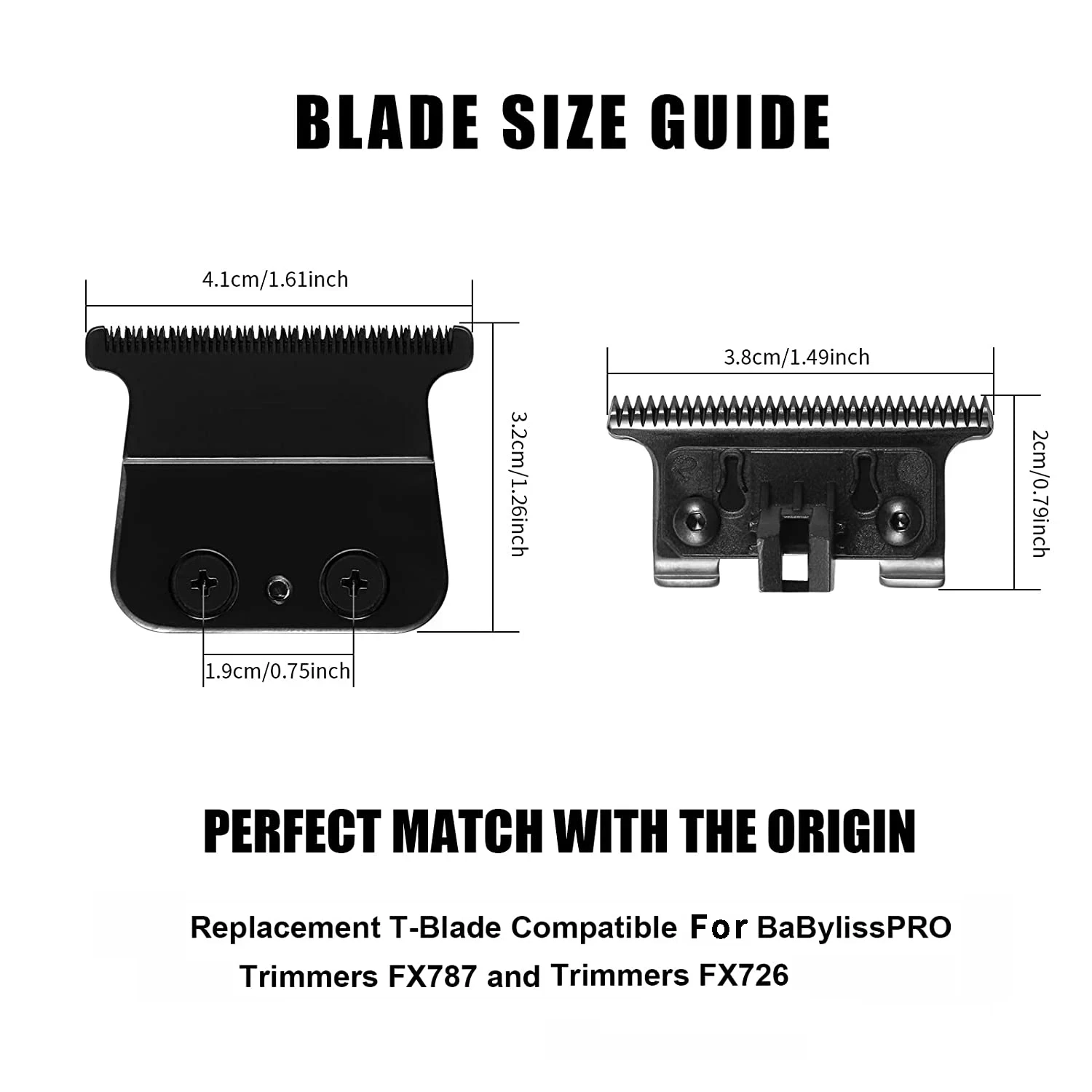 FX707 Professional Replacement Blade Fits For Babyliss All FX787 and FX726 Hair Cutter Machine Barber Trimmer Clipper Blade