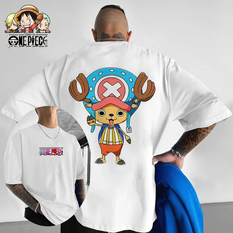 2026 New One Piece Luffy Zoro Graphic Print T-shirt Short Sleeve T-shirt Men's and Women's T-shirt Men's Top Summer