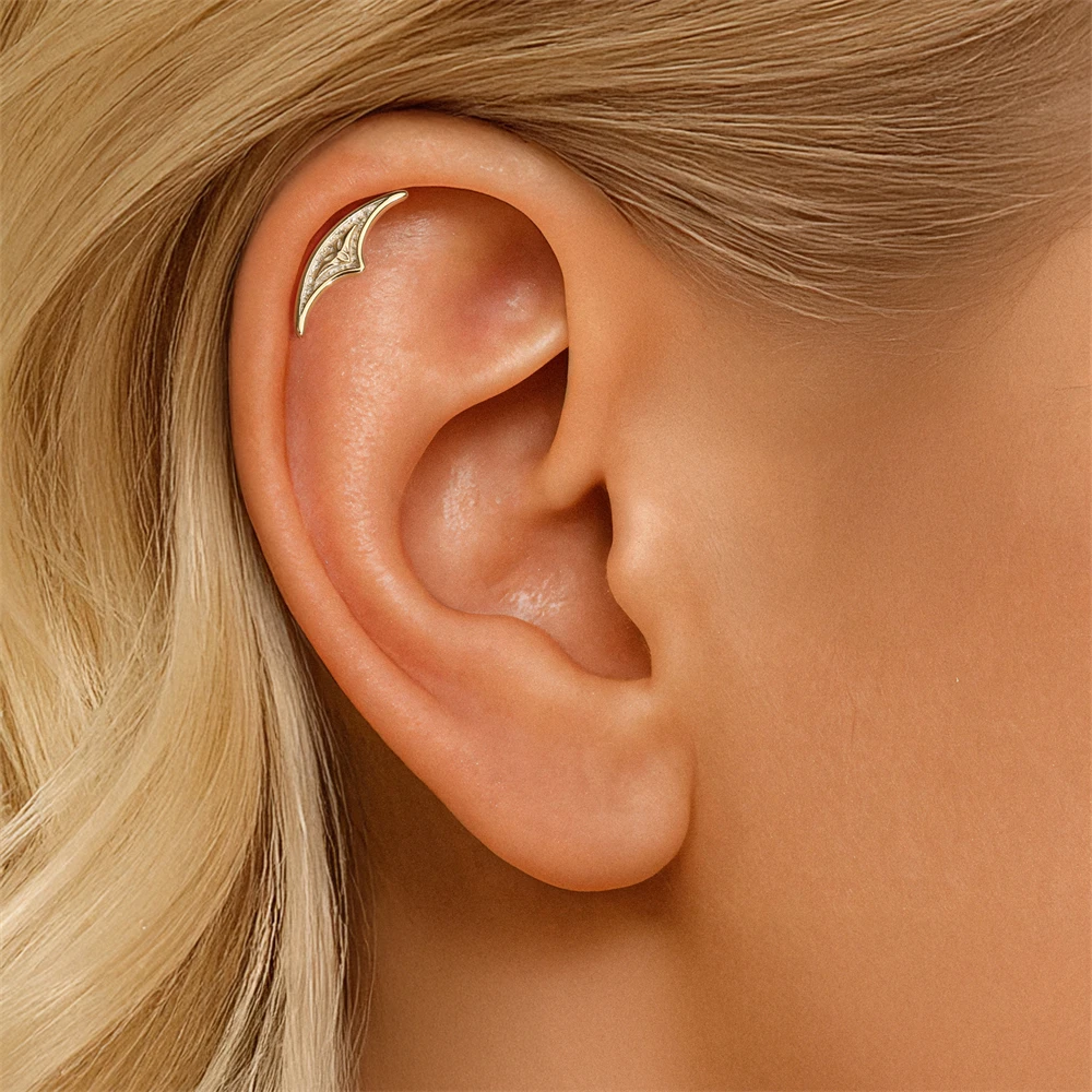CANNER 925 Sterling Silver Hollow Lotus Flower Crown Flat Back Internal Thread Piercing Earring For Women INS Dainty Luxury