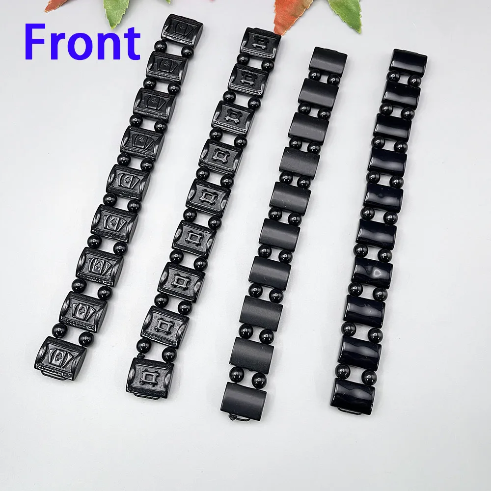 NJ138 NEW CHETKI Black Bead Block Combination Folding Rotating Fingertips For Stress Relief Prayer Meditation Rosary Gift