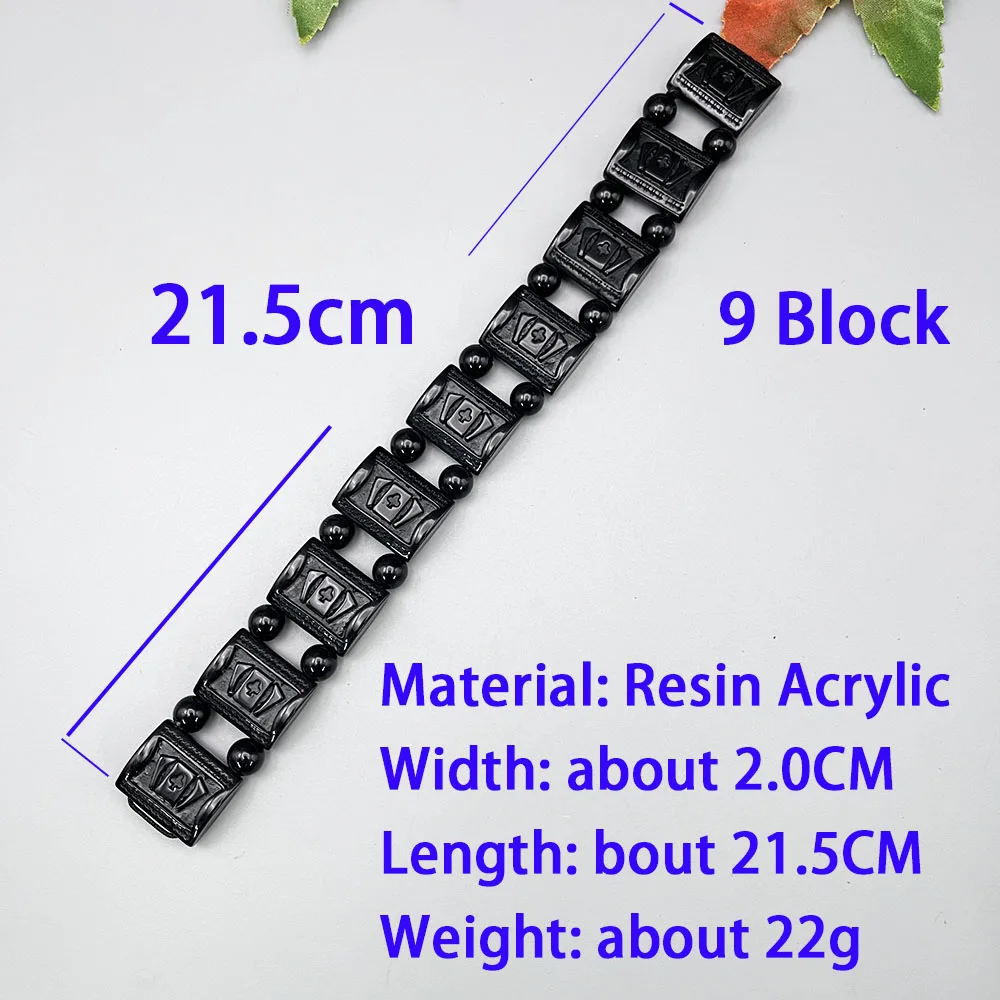 NJ138 NEW CHETKI Black Bead Block Combination Folding Rotating Fingertips For Stress Relief Prayer Meditation Rosary Gift
