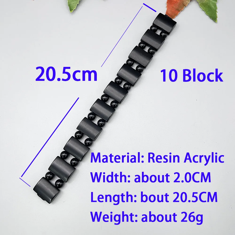 NJ138 NEW CHETKI Black Bead Block Combination Folding Rotating Fingertips For Stress Relief Prayer Meditation Rosary Gift