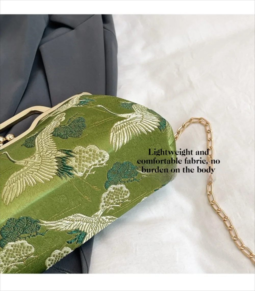 Elegant Vintage Lady Handbag Luxury Chinese Style Crossbody Bag Embroidery Tassels Design Shoulder Bag for Women
