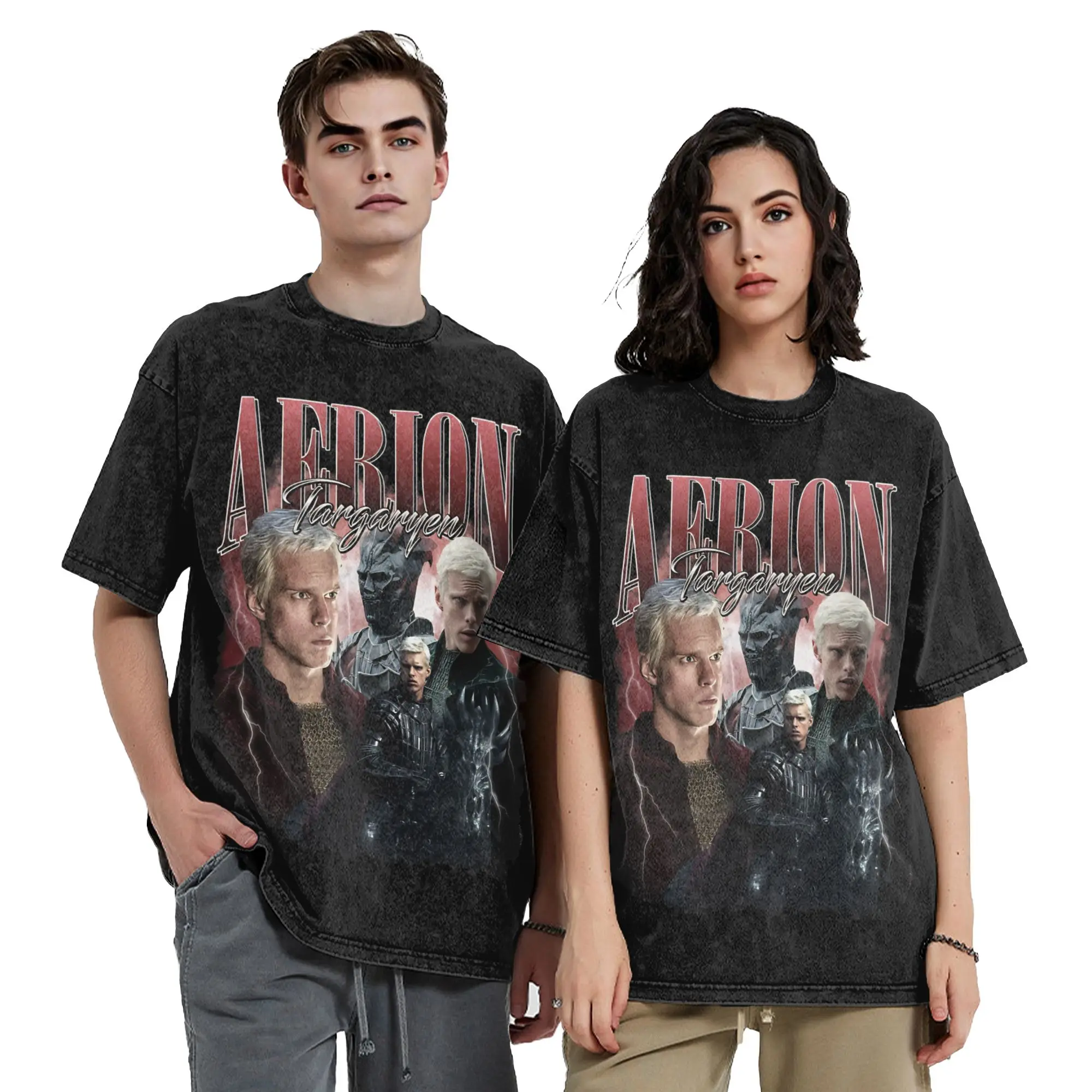 Aerion Targaryen  T-Shirt for Men Valarr Targarye Novelty Pure Cotton Tee Shirt Round Neck Short Sleeve T Shirt Graphic Clothing