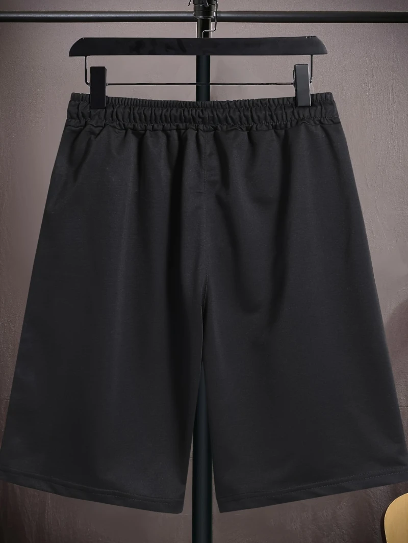 Men'S Summer New Loose-Fit Casual Sports Shorts, Gym Shorts with An Elastic Waistband - Adjustable Drawstring for Comfort,