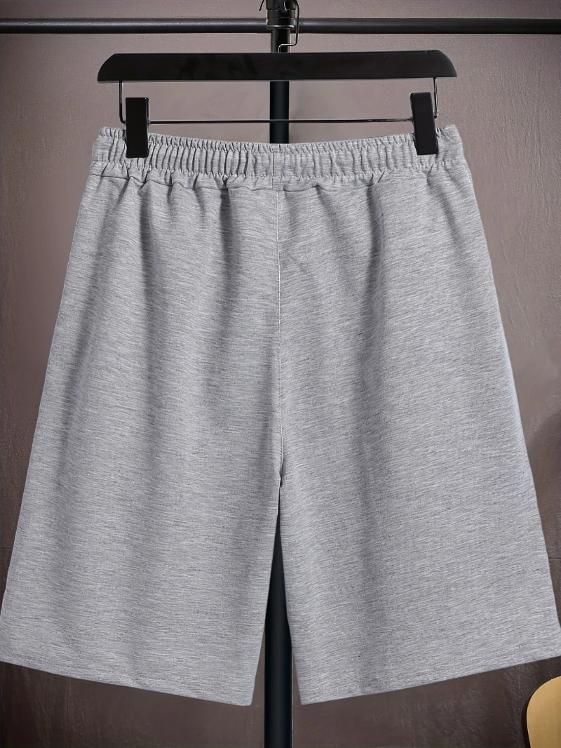 Men'S Summer New Loose-Fit Casual Sports Shorts, Gym Shorts with An Elastic Waistband - Adjustable Drawstring for Comfort,