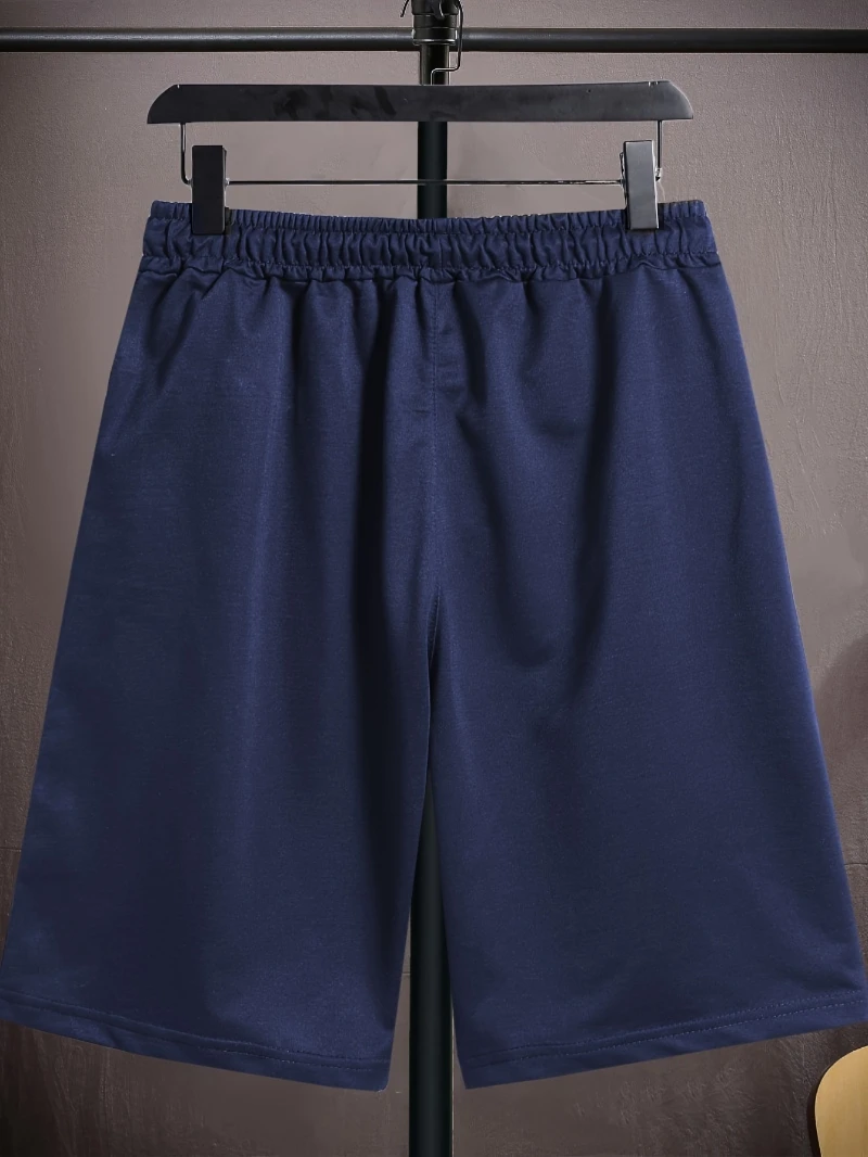Men'S Summer New Loose-Fit Casual Sports Shorts, Gym Shorts with An Elastic Waistband - Adjustable Drawstring for Comfort,