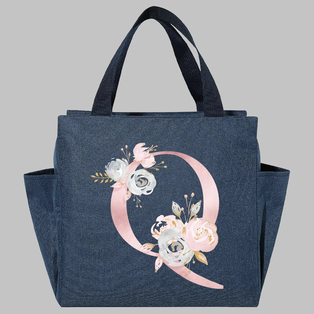 1PCs Fresh Cooler Bags Waterproof Nylon Portable Zipper Thermal Oxford Lunch Bags for Women Convenient Lunch Box Tote Food Bags