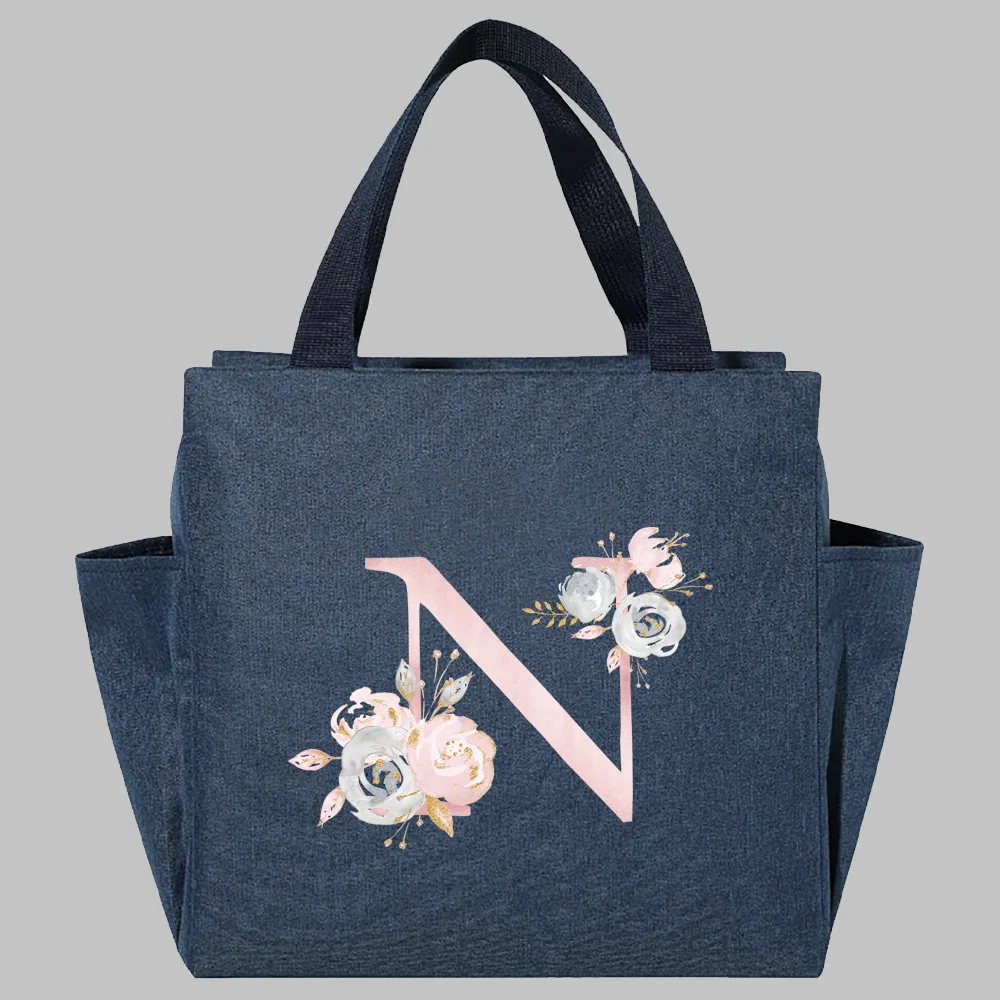1PCs Fresh Cooler Bags Waterproof Nylon Portable Zipper Thermal Oxford Lunch Bags for Women Convenient Lunch Box Tote Food Bags