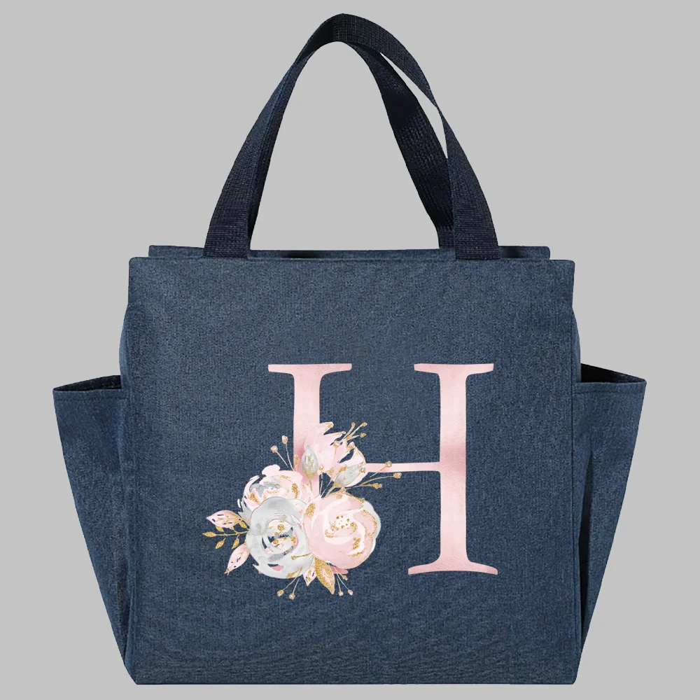 1PCs Fresh Cooler Bags Waterproof Nylon Portable Zipper Thermal Oxford Lunch Bags for Women Convenient Lunch Box Tote Food Bags
