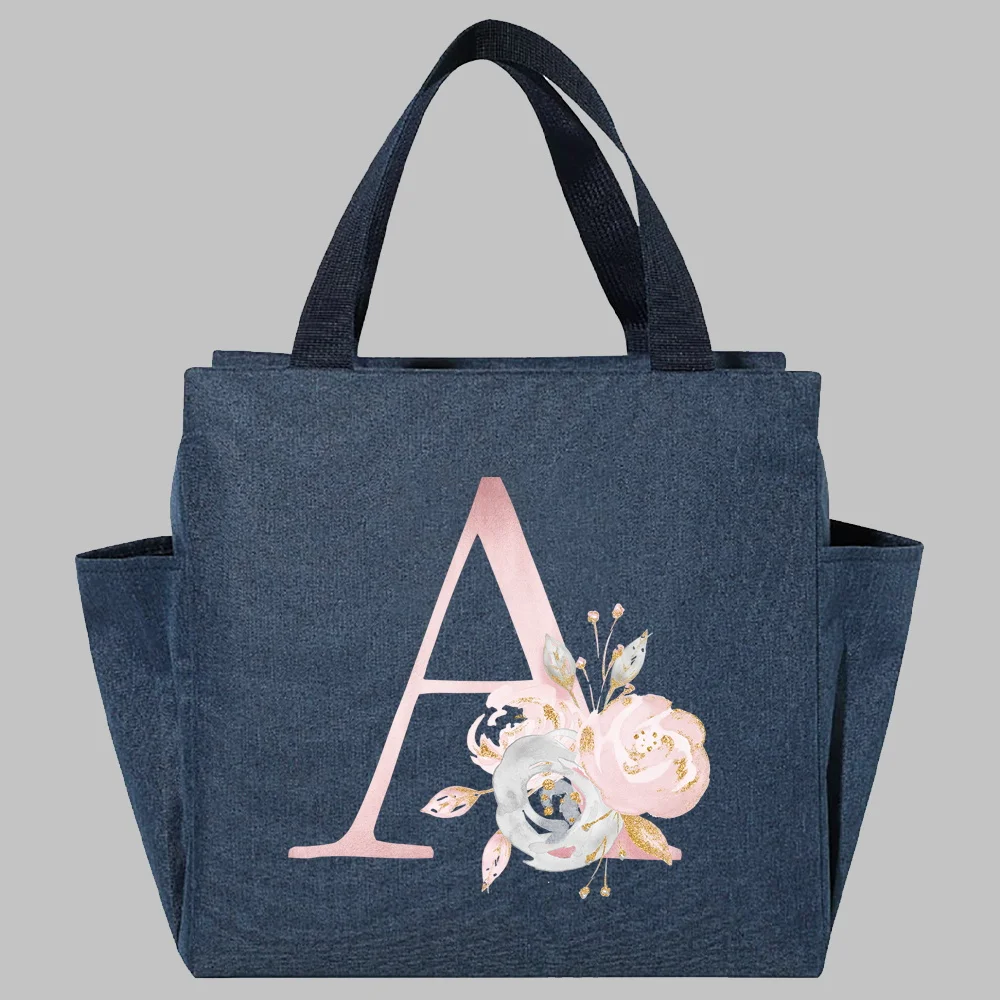 1PCs Fresh Cooler Bags Waterproof Nylon Portable Zipper Thermal Oxford Lunch Bags for Women Convenient Lunch Box Tote Food Bags