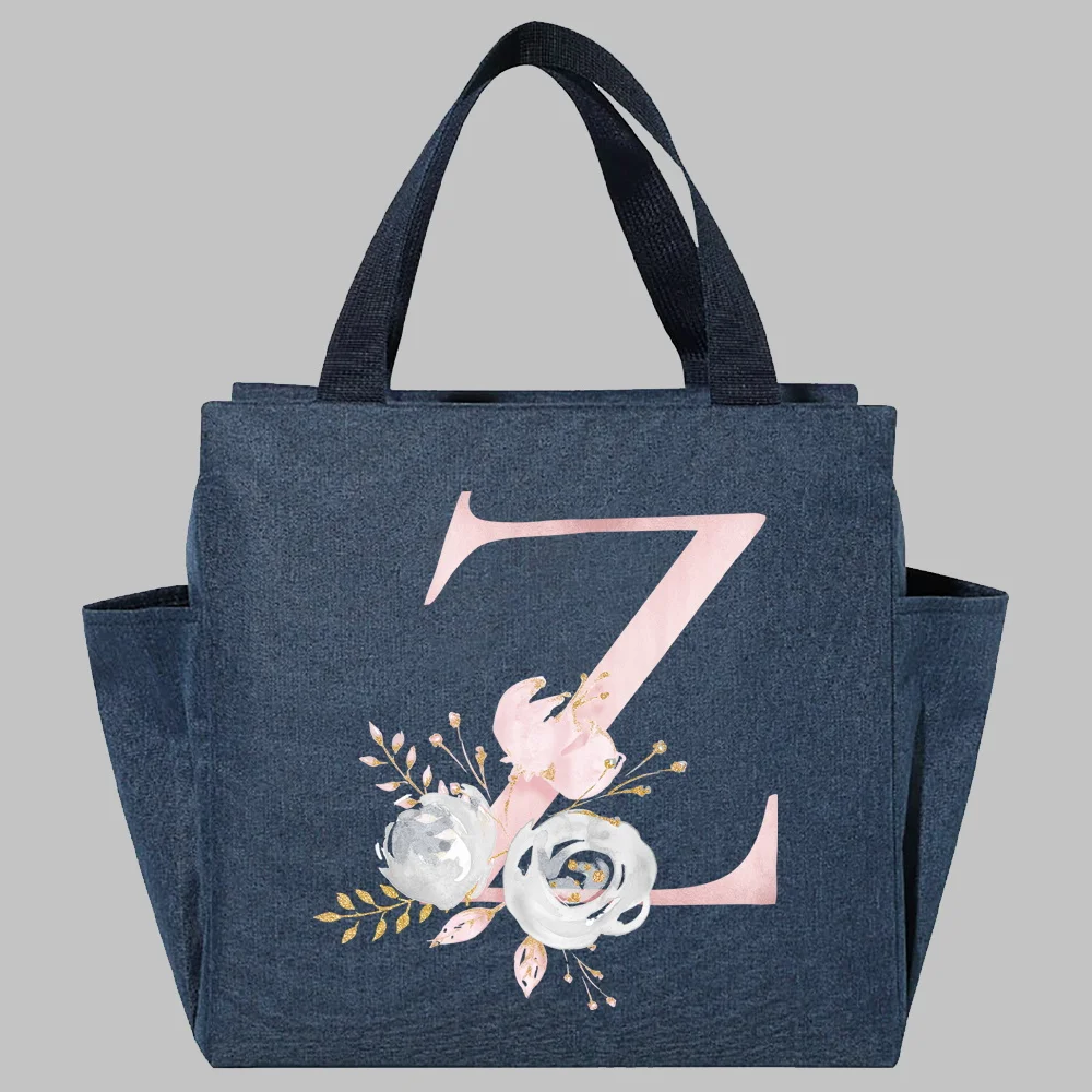 1PCs Fresh Cooler Bags Waterproof Nylon Portable Zipper Thermal Oxford Lunch Bags for Women Convenient Lunch Box Tote Food Bags