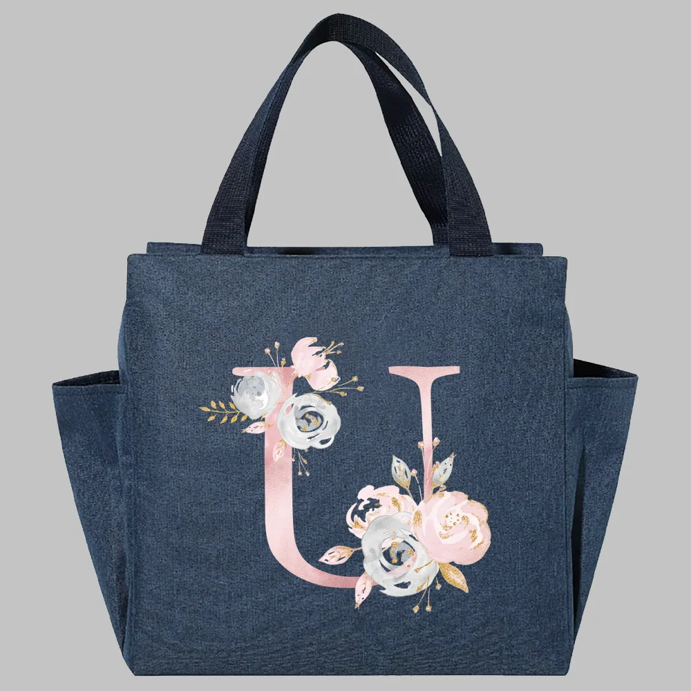 1PCs Fresh Cooler Bags Waterproof Nylon Portable Zipper Thermal Oxford Lunch Bags for Women Convenient Lunch Box Tote Food Bags
