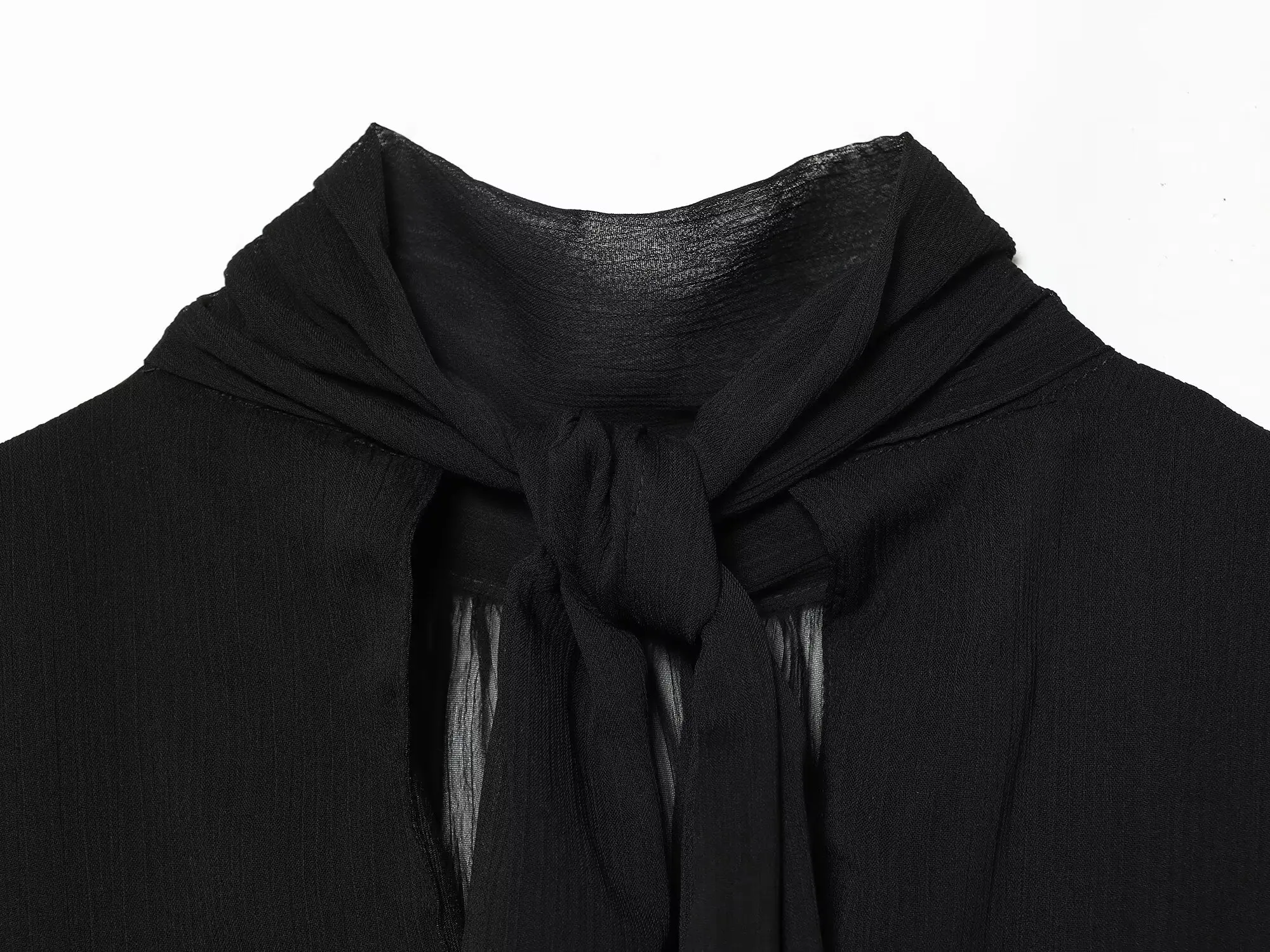 Women Black Draped Balloon Vest Tops Summer Female Turtleneck Sleeveless Tank Top Lady Chic Hight Street Crossover Puffed Tops
