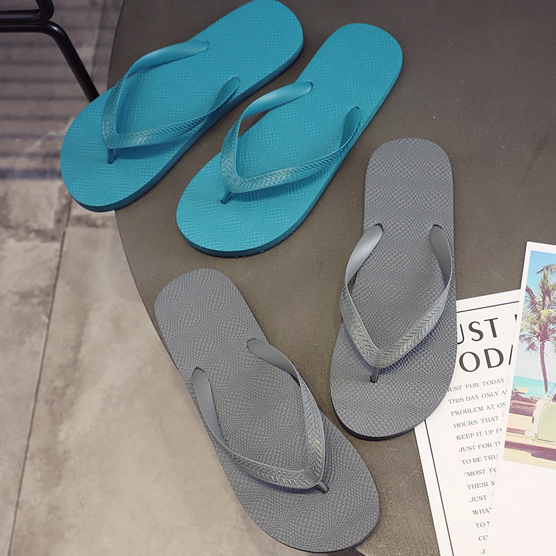 High Street Men's Flip Flops Slippers Anti-skid Outdoor Casual Beach Sandals Household Slipper Students Slides Pantuflas Hombre