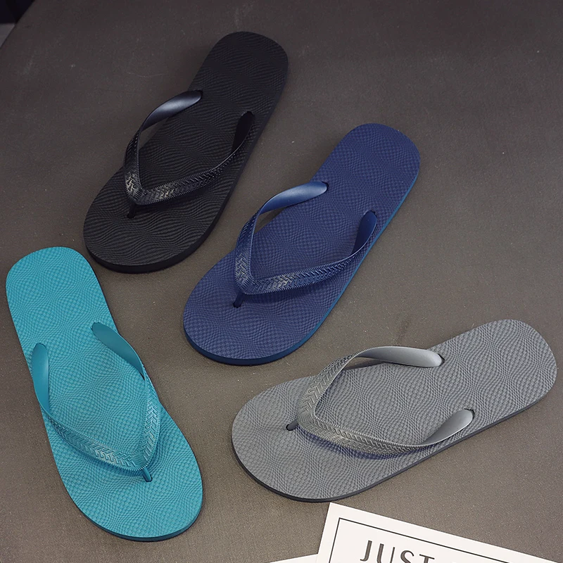 High Street Men's Flip Flops Slippers Anti-skid Outdoor Casual Beach Sandals Household Slipper Students Slides Pantuflas Hombre