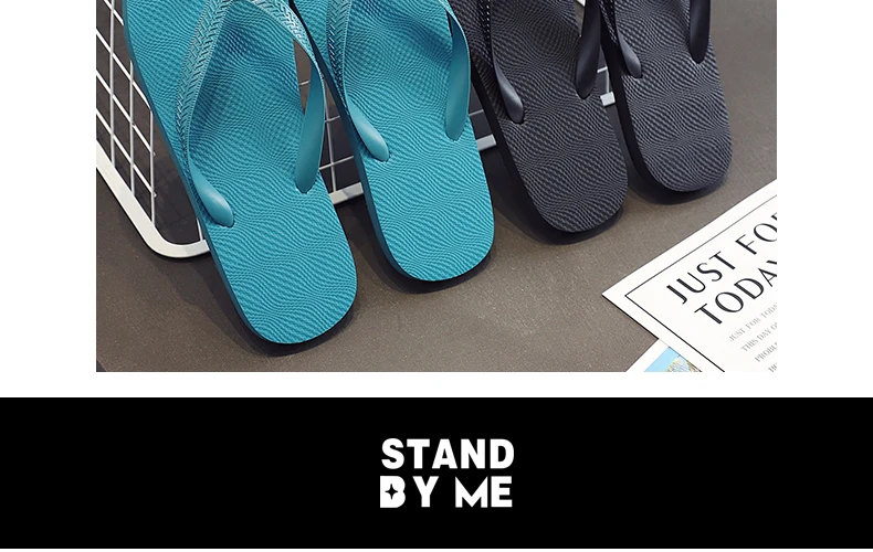 High Street Men's Flip Flops Slippers Anti-skid Outdoor Casual Beach Sandals Household Slipper Students Slides Pantuflas Hombre