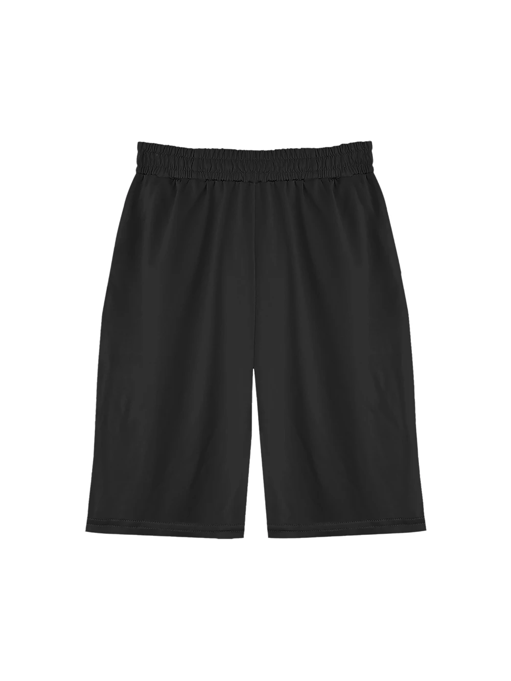 Butterfly Printed Casual Shorts Elegant Shorts for Women Double Pocket Design Loose Fit Knee Length Suitable for Daily