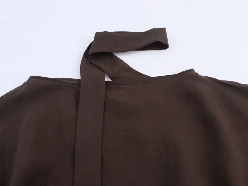 Women's Casual Loose Batwing Sleeve Off Shoulder Top with Studs - Spring Summer Fashion Blouse for Daily Outings & Travel