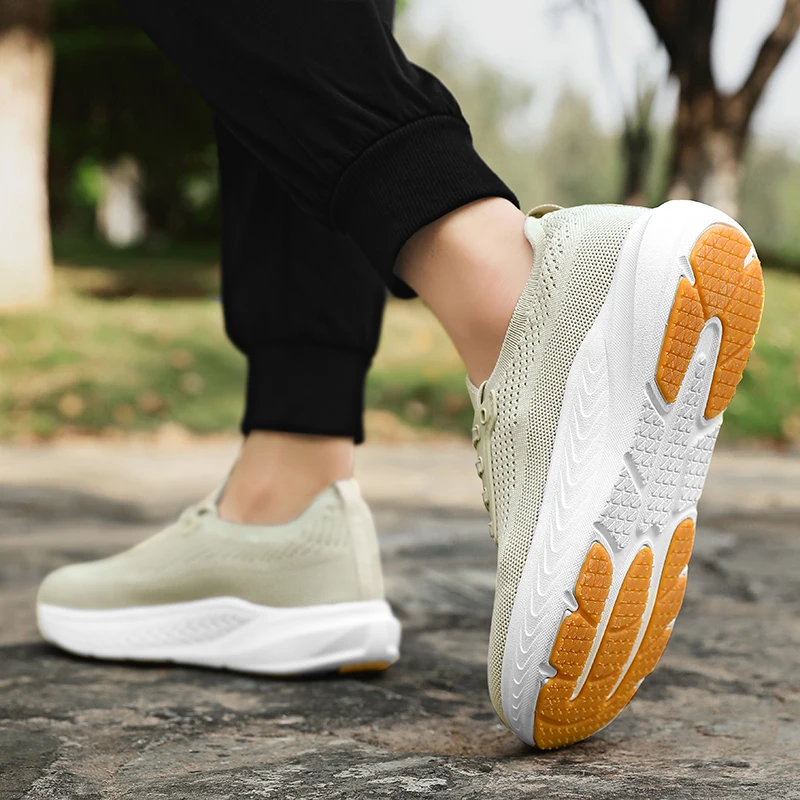 Outdoor Wide Toe Men Barefoot Shoes Fashion Casual Sneakers Lightweight Walking Running Shoes Minimalist Comfortable Sport Shoe