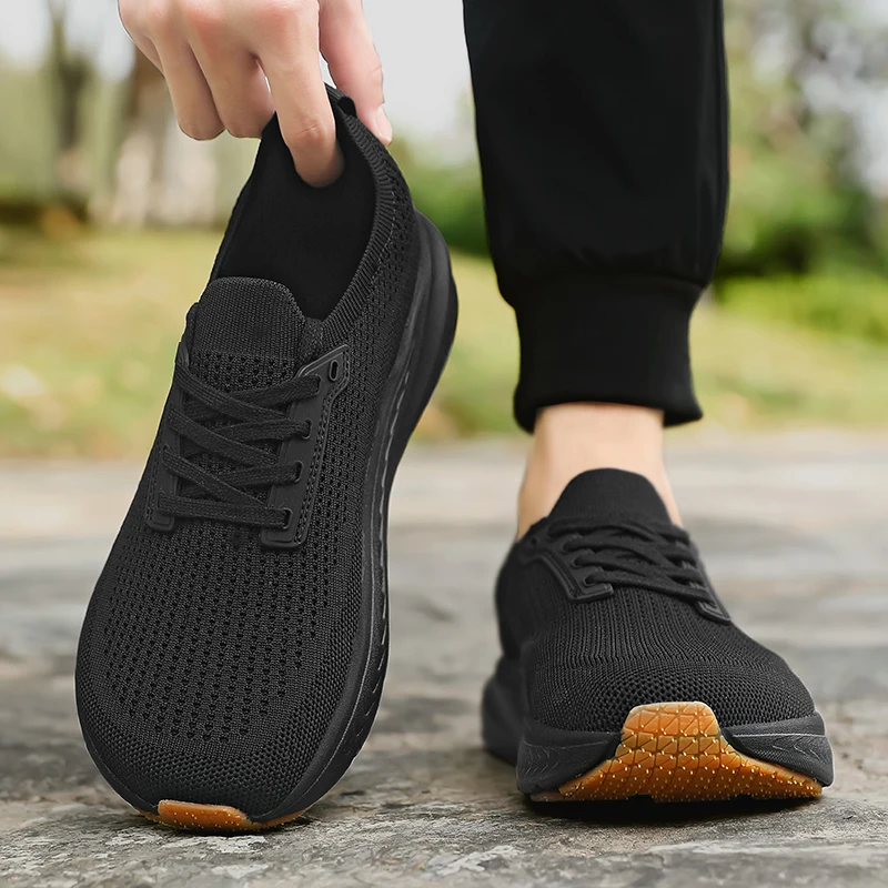 Outdoor Wide Toe Men Barefoot Shoes Fashion Casual Sneakers Lightweight Walking Running Shoes Minimalist Comfortable Sport Shoe